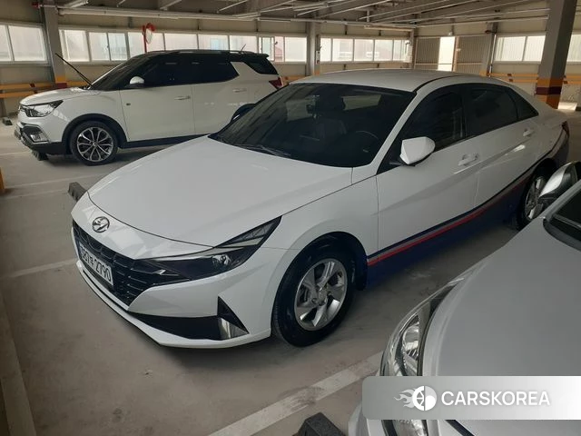 Hyundai Avante (CN7) 2021 Белый из Кореи, фото 2