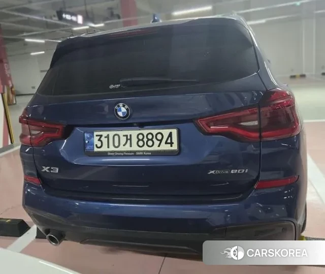 BMW X3 (G01) 2021 Синий из Кореи, фото 2