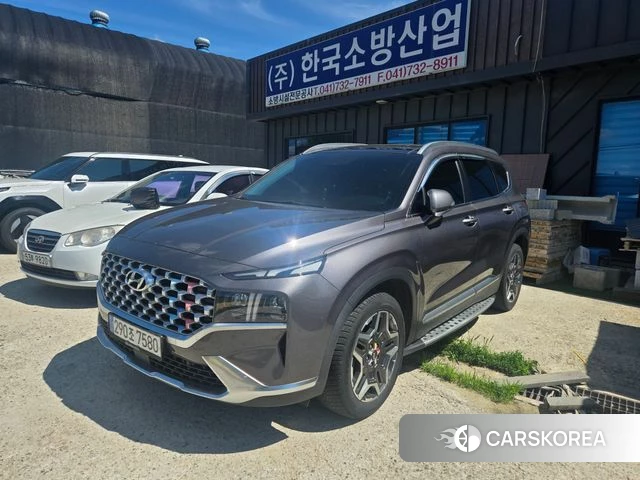 Hyundai The New Santa Fe 2021 Серый из Кореи, фото 4