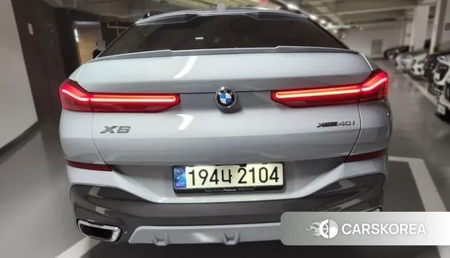 BMW X6 (G06) 2024 Серебристо-серый из Кореи, фото 2