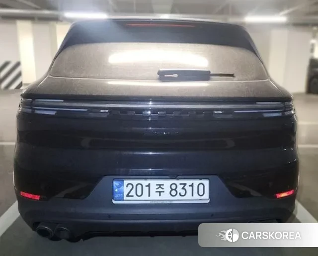 Porsche Cayenne (PO536) 2023 Черный из Кореи, фото 2