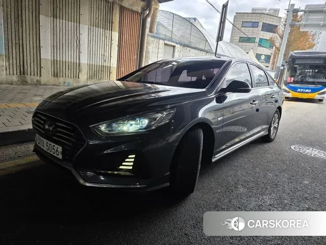 Hyundai Sonata New Rise Hybrid 2019 Серый из Кореи, фото 5