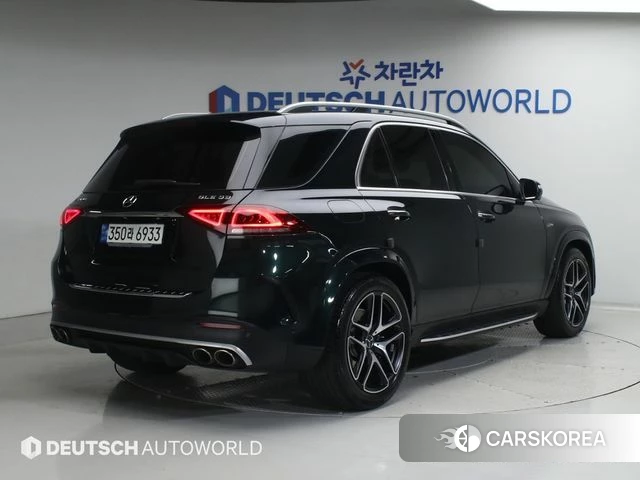 Mercedes-Benz GLE-Class W167 2022 Темно-зеленый из Кореи, фото 2