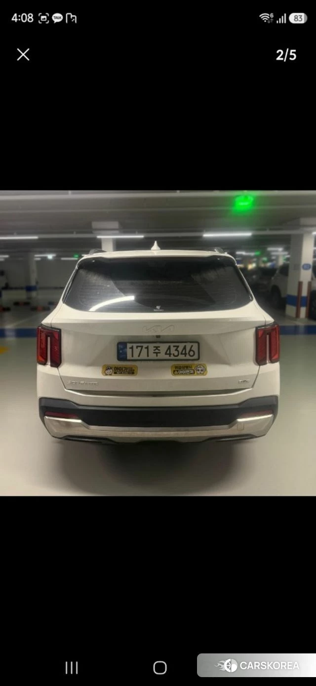 Kia The New Sorento 4th Generation 2024 Белый из Кореи, фото 2