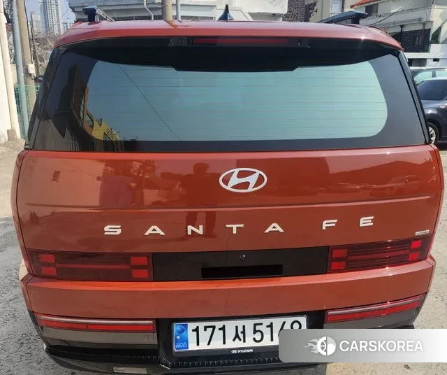 Hyundai Santa Fe (MX5) 2024 Оранжевый из Кореи, фото 2