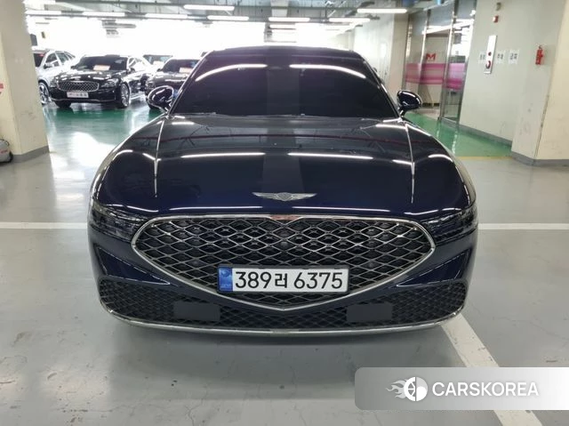 Genesis G90 (RS4) 2023 Синий из Кореи, фото 2
