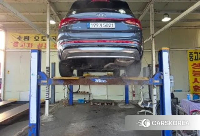 Hyundai The New Santa Fe 2021 Синий нефрит из Кореи, фото 2