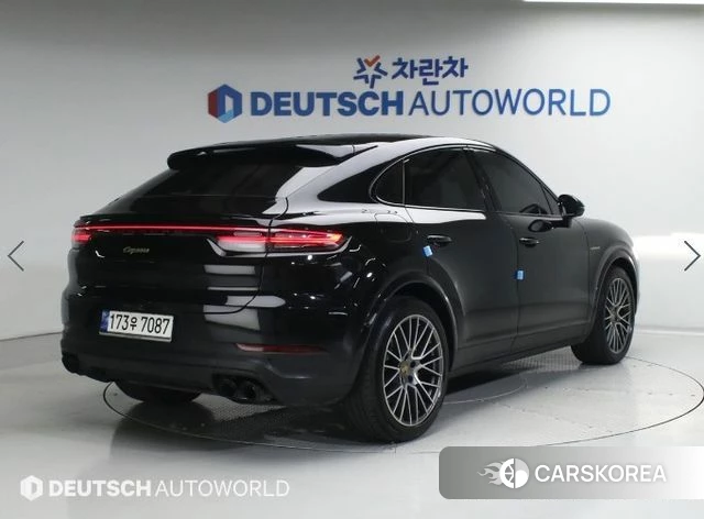 Porsche Cayenne (PO536) 2022 Черный из Кореи, фото 2