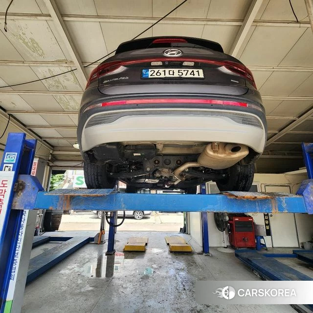 Hyundai The New Santa Fe 2022 Серый из Кореи, фото 2