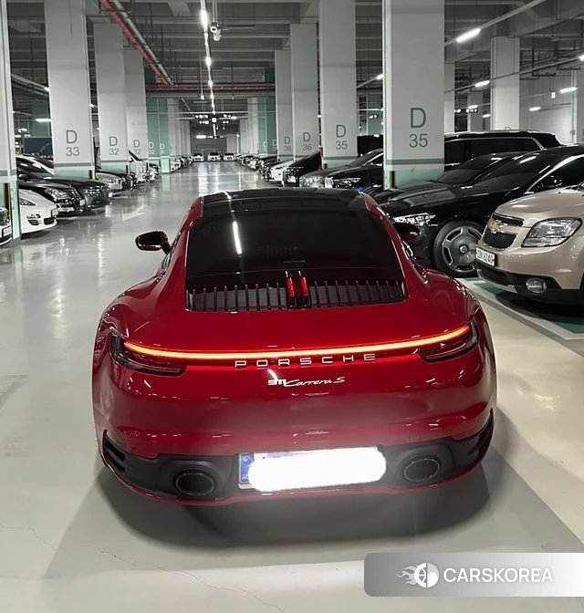 Porsche 911(992) 2024 Красный из Кореи, фото 2