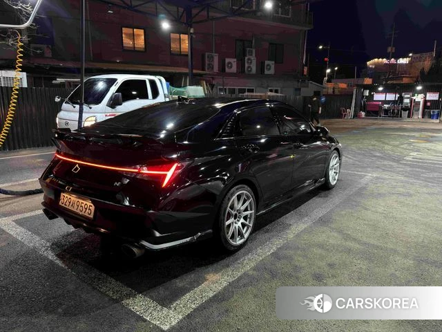 Hyundai The New Avante (CN7) 2024 Черный из Кореи, фото 2