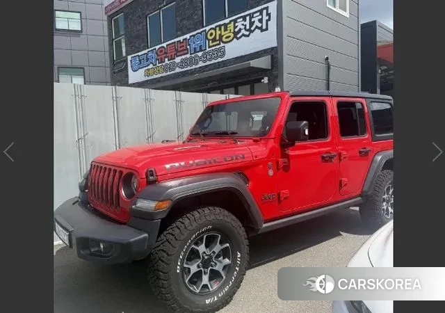 Jeep Wrangler (JL) 2022 Красный из Кореи, фото 6