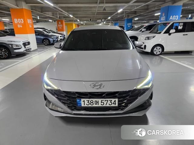 Hyundai Avante (CN7) 2022 Серый из Кореи, фото 2