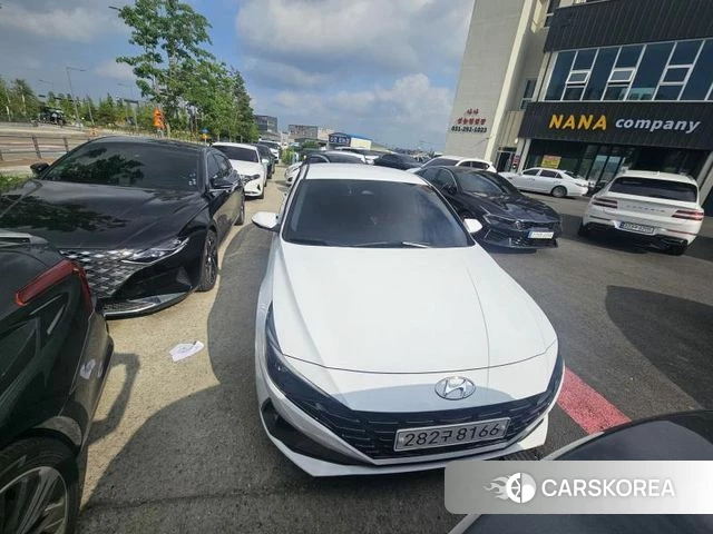 Hyundai Avante (CN7) 2022 Белый из Кореи, фото 5