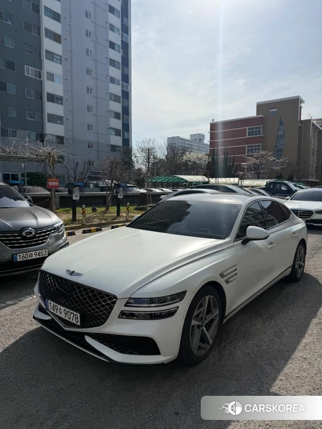 Genesis G80 (RG3) 2022 Белый из Кореи, фото 2