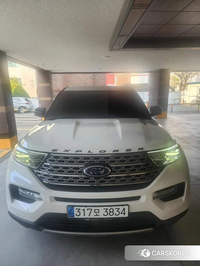 Ford Explorer 6th Generation 2020 Белый из Кореи, фото 2
