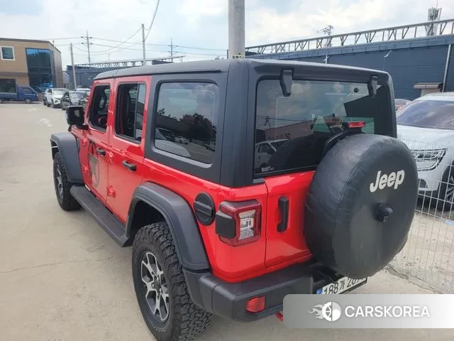Jeep Wrangler (JL) 2021 Красный из Кореи, фото 2