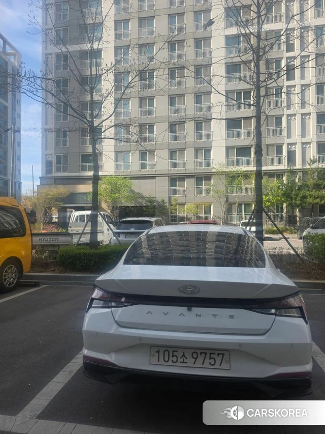 Hyundai Avante (CN7) 2021 Белый из Кореи, фото 2