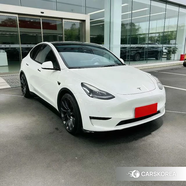 Tesla Model Y 2023 Белый из Китая, фото 2