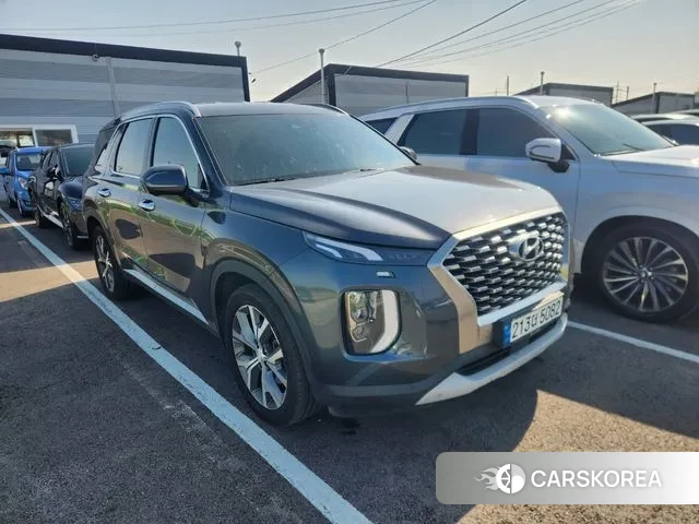 Hyundai Palisade 2021 Серебристо-серый из Кореи, фото 2
