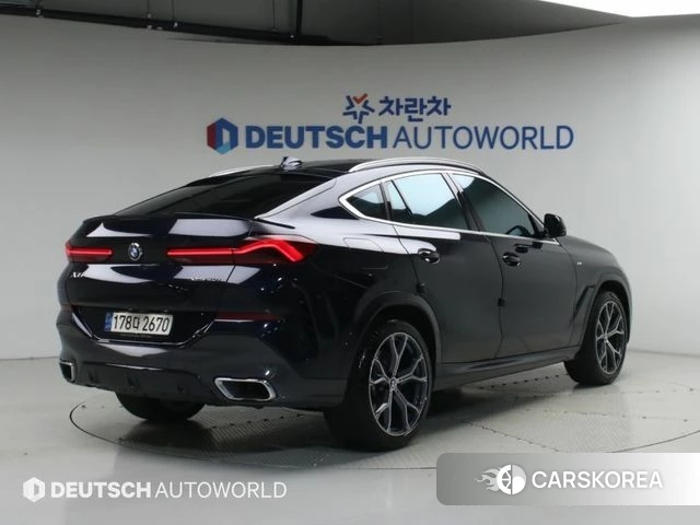BMW X6 (G06) 2021 Черный из Кореи, фото 2