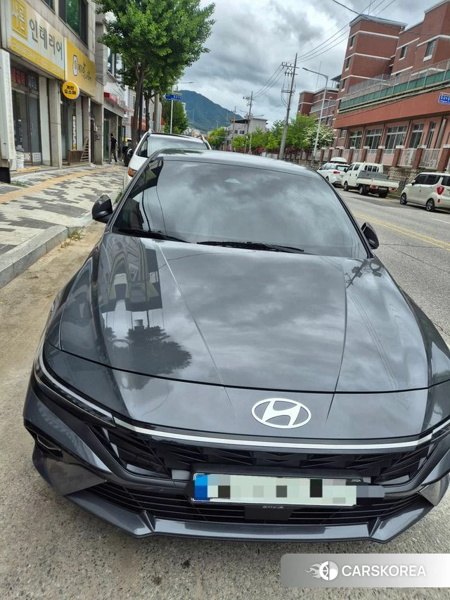 Hyundai The New Avante (CN7) 2024 Серый из Кореи, фото 2