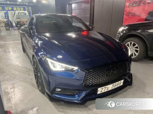 Infiniti Q60 (CV37) 2018 Синий из Кореи, фото 4