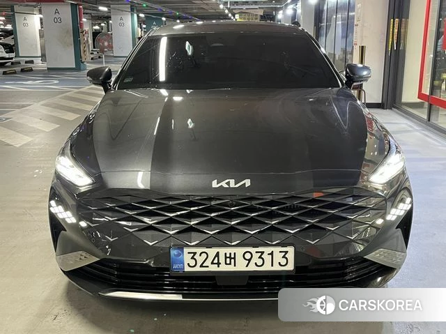 Kia K8 Hybrid 2022 Серый из Кореи, фото 2