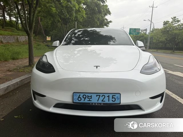 Tesla Model Y 2023 Белый из Кореи, фото 5