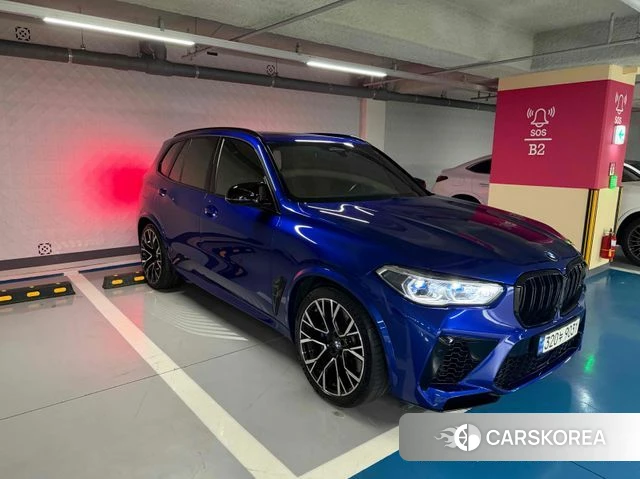 BMW X5M (G05) 2021 Синий из Кореи, фото 2