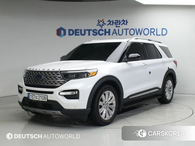 Ford Explorer 6th Generation 2022 Белый из Кореи, фото 2