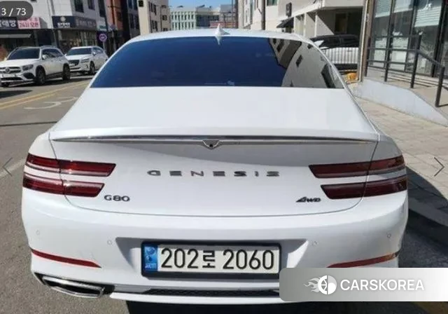 Genesis G80 (RG3) 2021 Белый из Кореи, фото 2