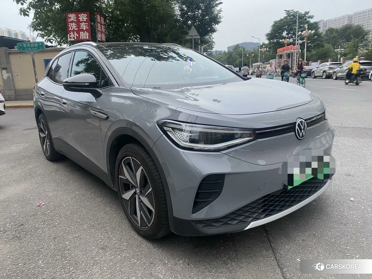Volkswagen ID.4 CROZZ 2022 Серебристо-серый из Китая, фото 2