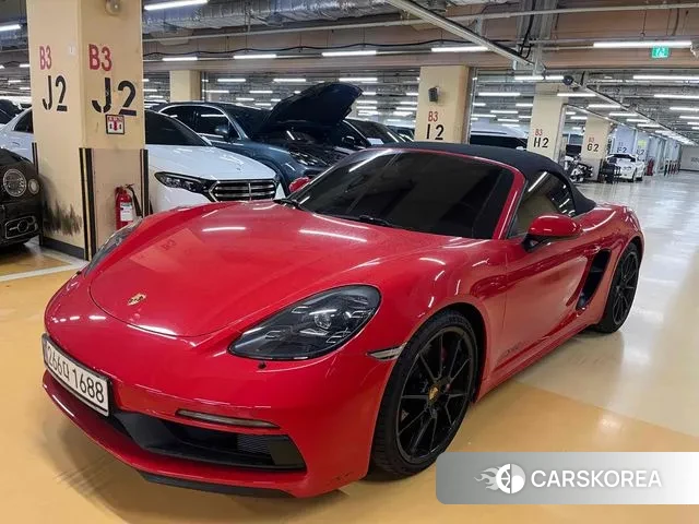 Porsche 718 Boxster 2024 Красный из Кореи, фото 4