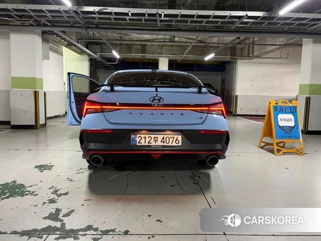 Hyundai The New Avante (CN7) 2026 Небесно-голубой из Кореи, фото 5