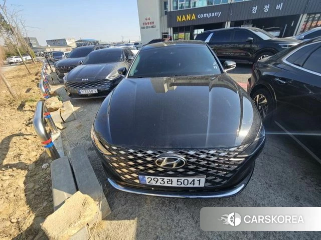 Hyundai The New Grandeur IG Hybrid 2021 Черный из Кореи, фото 3