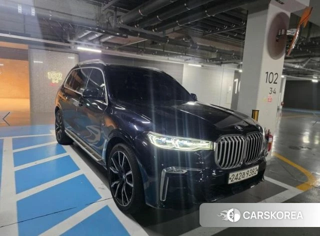 BMW X7 (G07) 2020 Черный из Кореи, фото 2