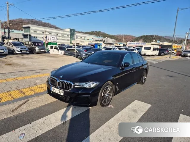 BMW 5 Series (G30) 2021 Черный из Кореи, фото 6