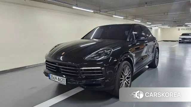 Porsche Cayenne (PO536) 2022 Черный из Кореи, фото 2