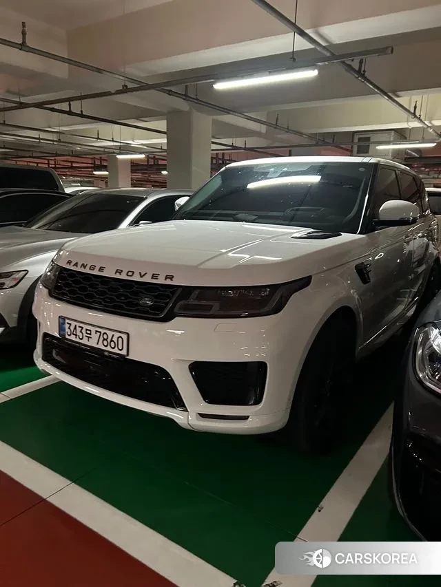 Land Rover Range Rover Sport 2nd Generation 2018 Белый из Кореи, фото 2