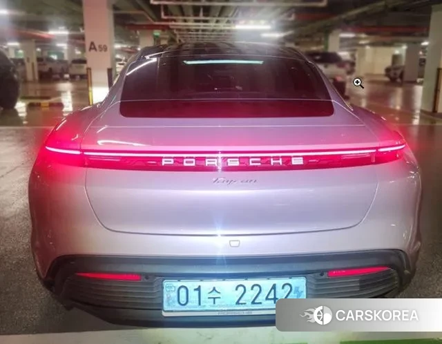 Porsche Taycan 2022 Розовый из Кореи, фото 2