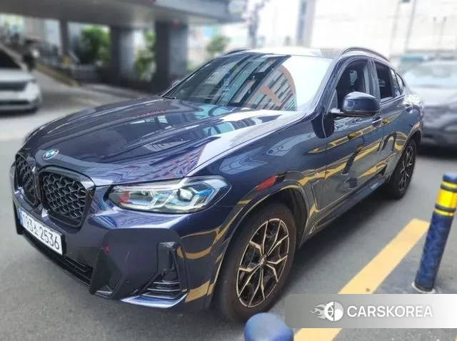 BMW X4 (G02) 2024 Синий из Кореи, фото 2