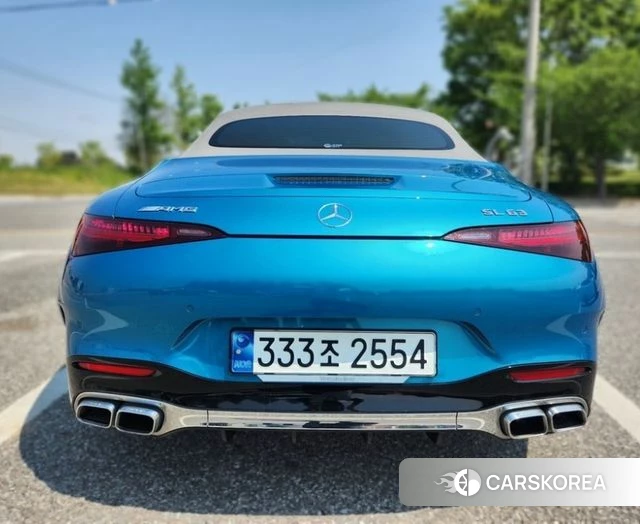 Mercedes-Benz SL-Class R232 2023 Синий из Кореи, фото 3