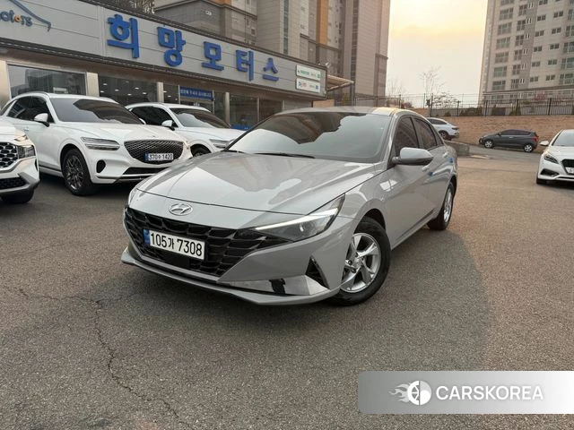 Hyundai Avante (CN7) 2021 Серебристо-серый из Кореи, фото 4