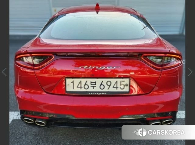 Kia Stinger 2019 Красный из Кореи, фото 2