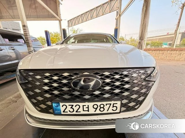 Hyundai The New Grandeur IG Hybrid 2020 Белый из Кореи, фото 2