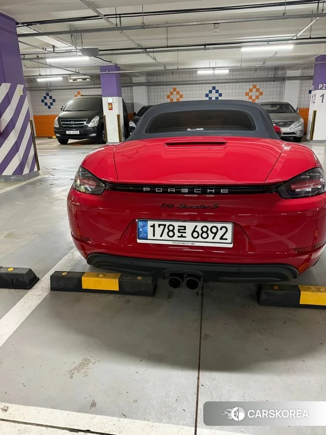 Porsche 718 Boxster 2018 Красный из Кореи, фото 2