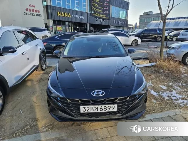 Hyundai Avante (CN7) 2021 Черный из Кореи, фото 3
