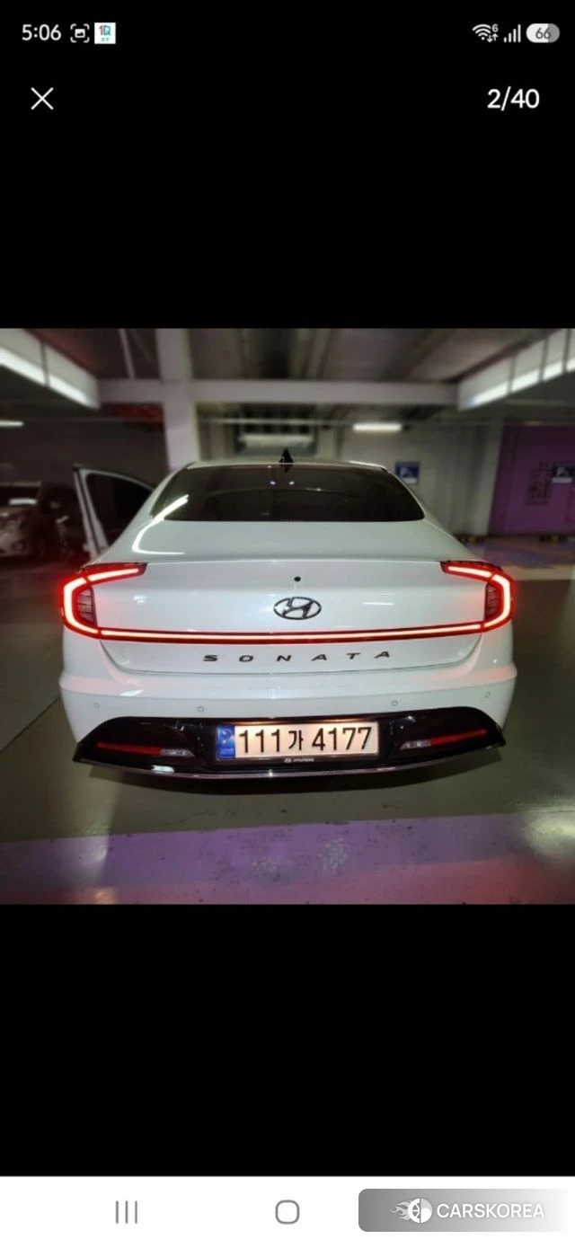 Hyundai Sonata (DN8) 2022 Белый из Кореи, фото 2