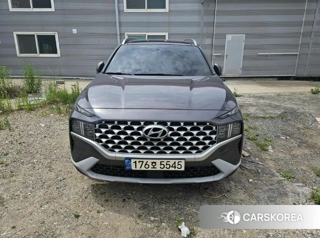 Hyundai The New Santa Fe 2021 Серый из Кореи, фото 2